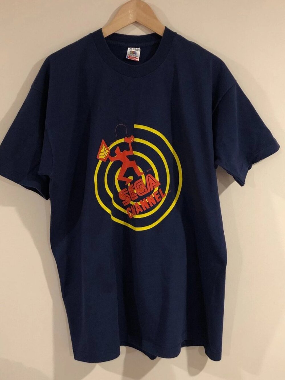 100% Authentic 1994 SEGA Channel T-Shirt Size XL X Large Genesis Master System